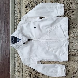 Boys polo Ralph Lauren size 4 white cotton jacket